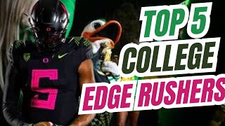 Top 5 edge rushers [upl. by Eiznyl]