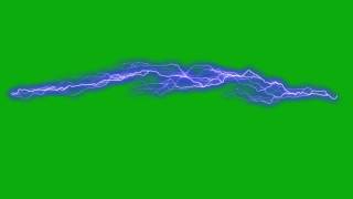 Ultra Lightning Effect Green Screen Free Footage [upl. by Sellig]