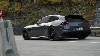 Novitec Ferrari GTC4 Lusso Exhaust [upl. by Dnomar]