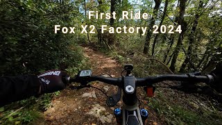 First Ride with my new Fox X2 Factory 2024 I Focus Sam2 69 I DJI Osmo Action 4 I AI Voive over [upl. by Forlini52]