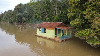 MEMBUAT RUMAH RAKIT DI SUNGAI BESAR DAN BERMALAM 5 HARI 4 MALAM SERTA MENCARI UDANG GALAH DAN IKAN [upl. by Einnos]