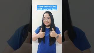 SNAP Entrance Exam 2024 Important Dates notification snapexam symbiosisexam snapexam2024 [upl. by Plank]