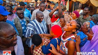 What A Crowd Watch How The Entire Walewale Town Walked In The Rain To Endorse Bawumia [upl. by Euqinad]