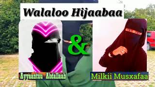 Walaloo bareedu mata dureen isii wahee hijaaba  By Ayyan Abdallah amp Milkii musxafaa [upl. by Ecinehs]