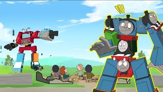 Robot Thomas VS Robot Postman Pat Part 1  Sodor MEMES Animation [upl. by Corenda]