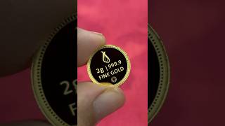 Senco Gold 2 Gram 24K Gold Coin 9999 Purity shorts youtubeshorts gold coin mmtc [upl. by Jeanne]