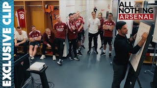 EXCLUSIVE CLIP Mikel Artetas Emotional Dressing Room Team Talk  All or Nothing Arsenal [upl. by Vance]