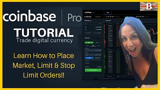 Coinbase Pro Full Tutorial Cryptocurrency Trading for Beginners [upl. by Tirza]