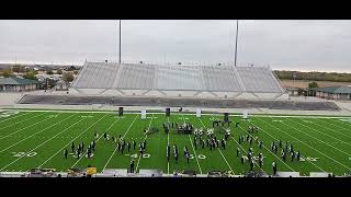 Burkburnett high school Marching Band UIL Contest Denton TXOct292022 [upl. by Dall]