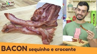 COMO FAZER BACON douradinho e crocante na Airfryer  Receitas na Airfryer [upl. by Eelana980]