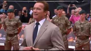 Arnold Schwarzenegger amp Dolph Lundgren  Expendables 2  UK Promo London 1382012 → Part 33 [upl. by Aluor]