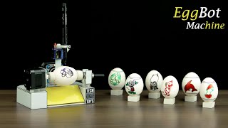 How to make an Egg Printing Machine  Student Science Project [upl. by Nylcsoj]