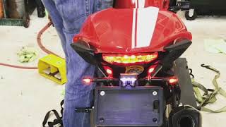 Rizoma Leggera S and Leggera L turn signals installed on 2016 Ducati Monster S [upl. by Clair]