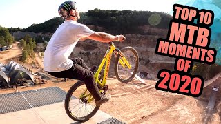 MY TOP 10 BEST MOUNTAIN BIKING MOMENTS OF 2020 [upl. by Kinghorn]