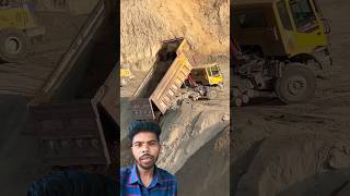 Truck khai me girne se bach gaya excavator automobile construction heavyequipment dumper [upl. by Yeldah509]