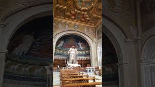 Basilica di SSCosma e Domiano Roma travel rome romeitaly art history shortsvideo short [upl. by Ahsienod]