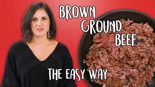 How to Brown Ground Beef  Food 101  Well Done [upl. by Otrebire486]