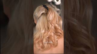 Easy hairstyle idea with Mykitsch banana clips hairstyle hair hairtutorial makeup [upl. by Adar783]