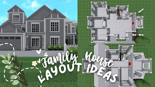 roblox bloxburg family roleplay house layout ideas 🏡 ꒰ full build ꒱  itapixca builds [upl. by Iru]