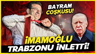 Ekrem İmamoğlu Trabzonda hemşerileriyle buluştu Coşku dolu anlar [upl. by Perloff]