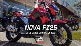 NOVA FAZER FZ25 ABS 2022  OS DETALHES DESSA VERSÃO 🔴 [upl. by Anerda850]