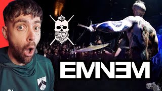 quotUK Drummer REACTS to EMINEM  GODZILLA  DRUM COVER BY EL ESTEPARIO SIBERIANO REACTIONquot [upl. by Jaime883]