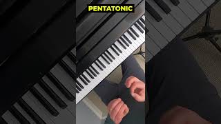 Quick Piano Guide Major amp Minor Pentatonic Scales in Any Key shorts pianotutorial [upl. by Luapleahcim352]