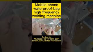 Mobile phone waterproof bag welding high frequency machine [upl. by Oglesby577]