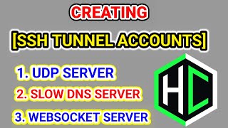 How to Create UDP Slow DNS and WebSocket Accounts Unlock Secure Browsing [upl. by Bernelle243]