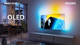 Philips Ambilight OLED809  Google TV  P5 KI Perfect Picture Engine [upl. by Ramonda338]