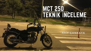 EN İYİ MONDİAL MCT 250 İNCELEMESİ BAŞLANGIÇ MOTORU CHOPPER MOTOR MCT 250 TEKNİK ÖZELLİKLER [upl. by Narayan]