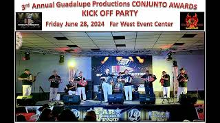 Conjunto Puro Corazon 2024 3rd Annual Guadalupe Productions Conjunto Awards KICK OFF PARTY 28June [upl. by Hoashis17]