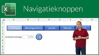 Navigatieknoppen in Excel [upl. by Saitam]