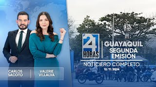 Noticiero de Guayaquil Segunda Emisión 12112024 [upl. by Bible]