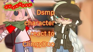 Some dsmp characters react to clingy duo  Not Original  some of the text was missing [upl. by Atrebor]