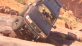 LX450  Landcruiser on Pritchett Canyon  Near Rollover [upl. by Esinehc883]