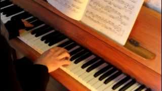 Grade 8 Piano ABRSM A2 Fugue in A Bach 20132014 [upl. by Nomelc313]