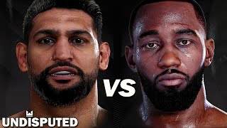 Amir Khan vs Terence Crawford  Intense Fight in Undisputed Boxing [upl. by Clementine927]