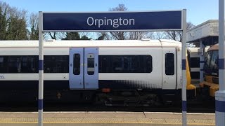 Southeastern London Victoria to Orpington via Beckenham Junction [upl. by Esinrahc14]