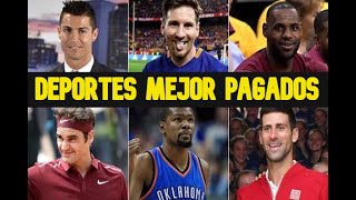 ✔️ Top 5 Deportes mejor pagados del mundo ⛹️‍♂️ 2020 [upl. by Marika]