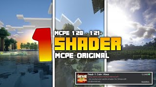 1 TOP SHADER MCPE ORIGINAL NO PATCH  Di Minecraft 120  121   Support Low End Mobile Device [upl. by Erleena]