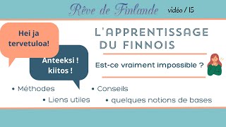 Lapprentissage du finnois vidéo 15 [upl. by Melentha156]