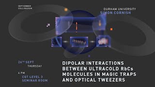 Dipolar interactions between ultracold RbCs molecules in magic traps and optical tweezers [upl. by Amej]