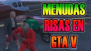 GTA V ONLINE  DEMASIADAS RISAS xD  LA EPILEPSIA DE ELYAS Y VALLE  Josemi [upl. by Beilul]