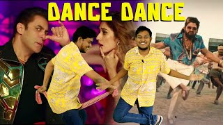 DANCE BADA DANCE🤡 I tried simple dance steps  Indian Funniest Movie Dance  Salman Khan Pushpa 2 [upl. by Surtimed]