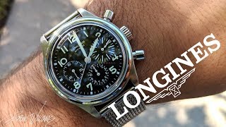 Longines Big Eye Chrono Review  Excellent Heritage Release [upl. by Sturdivant936]