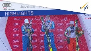 Highlights  Jansrud wins his 2nd straight SuperG in Val Gardena  FIS Alpine [upl. by Mirabelle]