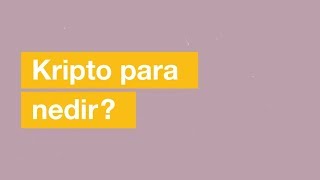 Kripto Para Nedir [upl. by Velasco]