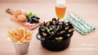 Recette Moules Marinière  Léon de bruxelles [upl. by Dlanar]