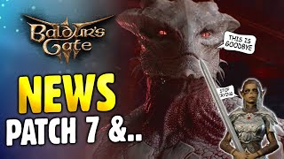 Baldurs Gate 3 News Patch 7 Release Week amp Its Time To Move On [upl. by Esdnyl]